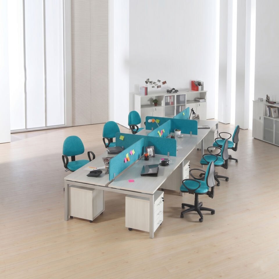 Radikal 6'lı Büro Çalışma Masaları