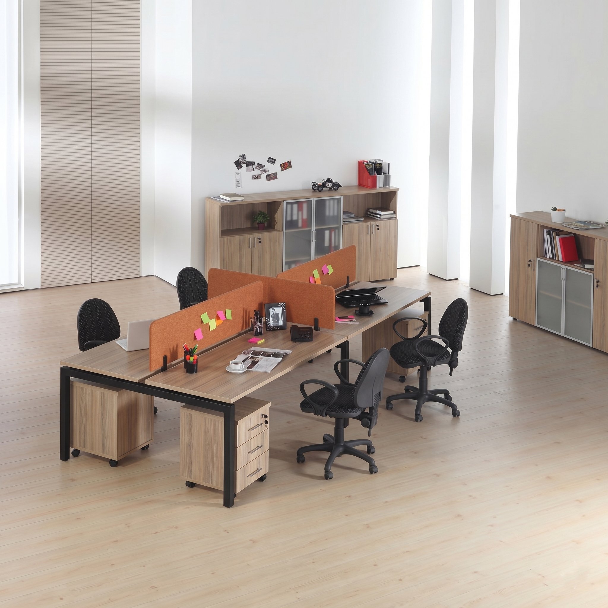 Radikal 4'lü Workstation Masa
