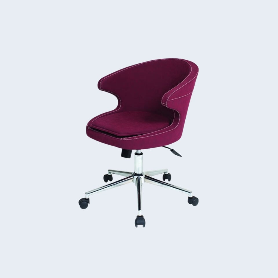 Pink Renkli Ofis Koltukları