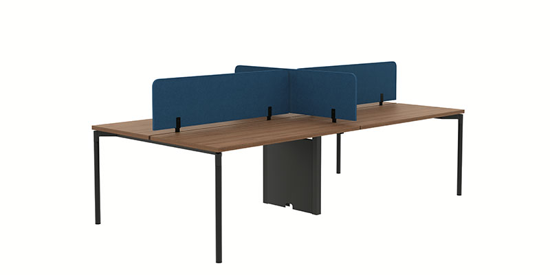 Titan 4'lü Workstation  (140X70 cm/30 mm  Tablalı)