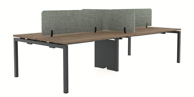 4’Iü Workstation (140 cm Tablalı) 18mm  tablalı