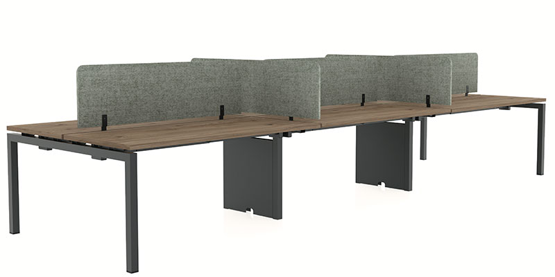 6’Iı Workstation(160 cm Tablalı) 18mm  tablalı