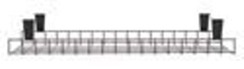 Nord Masa Altı Metal Sepet 80 Cm