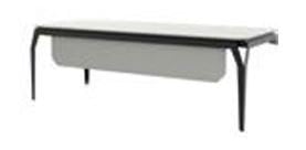Trim 180’lük Sabit Etajerli Masa - 30mm DxColor Tablalı