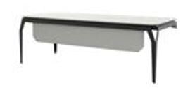 Trim 180’lük Sabit Etajerli Masa - 30mm DxColor Tablalı