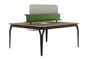 Trim 140’lık 2’li Workstation Masa - 30mm Melamin Tablalı