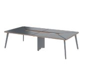 Iron 240x145 Toplantı  Masası (18+18mm Tablalı)